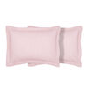 Set Funda de Almohada Mashini algodón liso artdeco rosado 50x70 cm