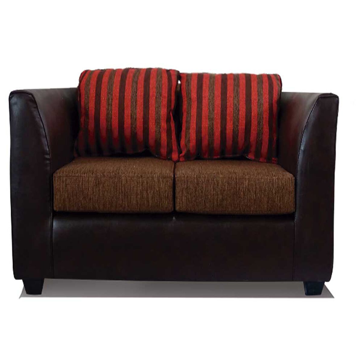 Juego de Living Elegant Detail Valentino Sof&aacute; 3 Cuerpos + Sof&aacute; 2 Cuerpos Caf&eacute;