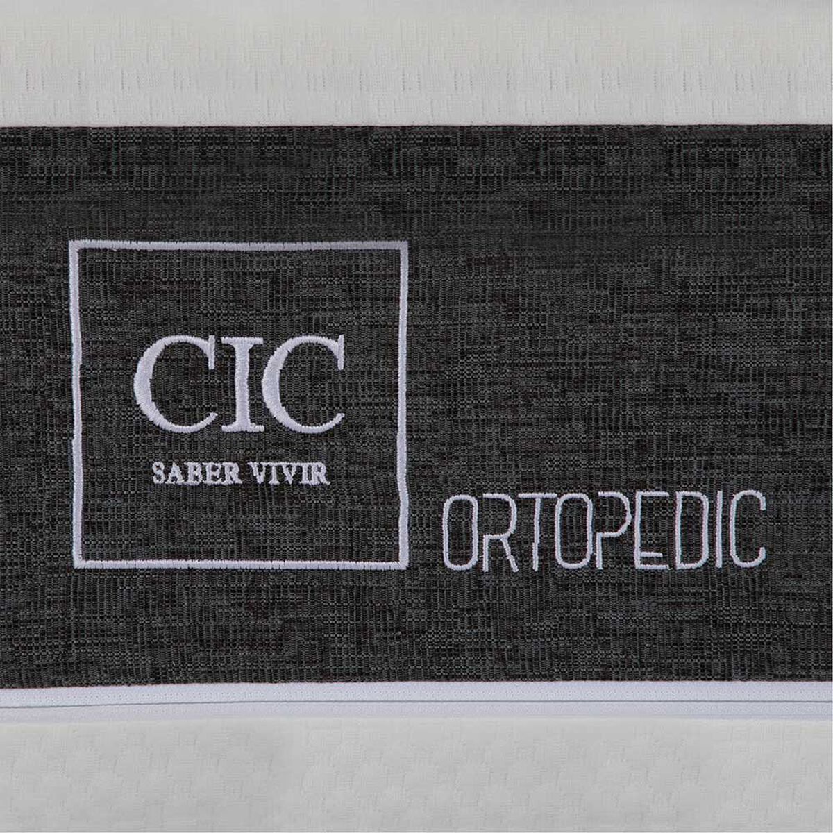 Cama Europea CIC 2 Plazas Ortopedic + Respaldo Milan Mostaza