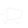 Espejo Rectangular TuHome Loky 45 x 120 cm