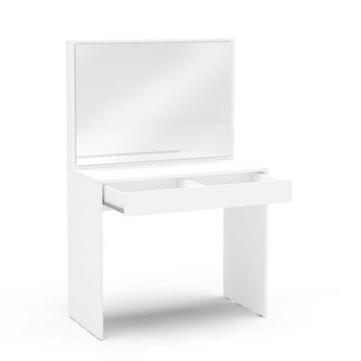 Imagen 2 del producto Tocador Vekkahome Virginia 1 Cajón Blanco