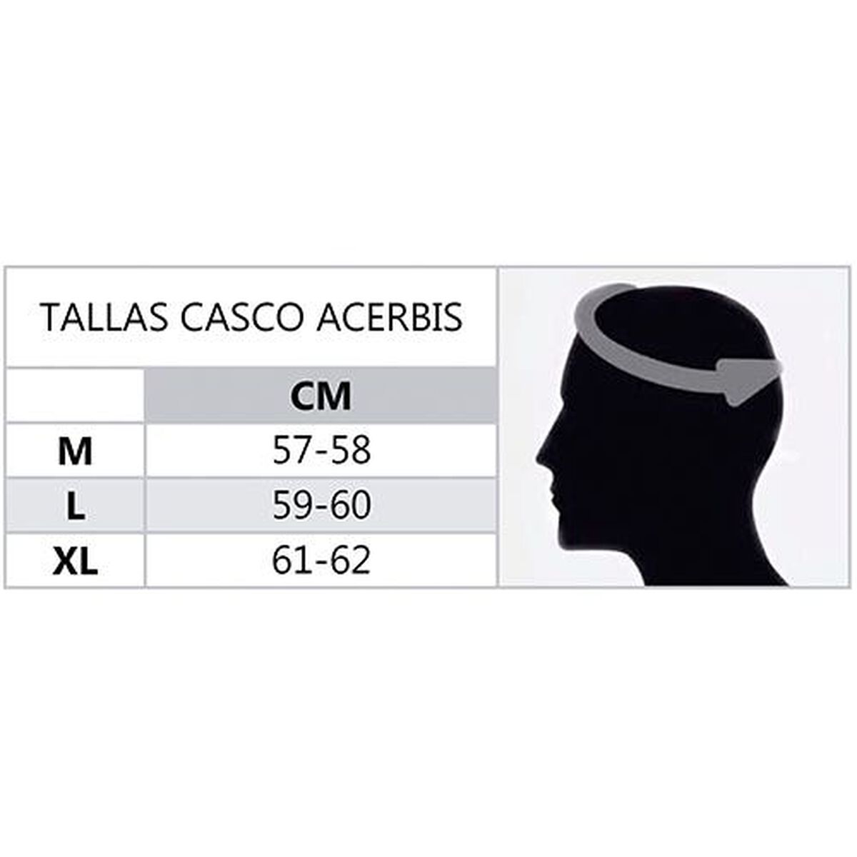 Casco Integral Acerbis FullFace FS-807 Talla XL
