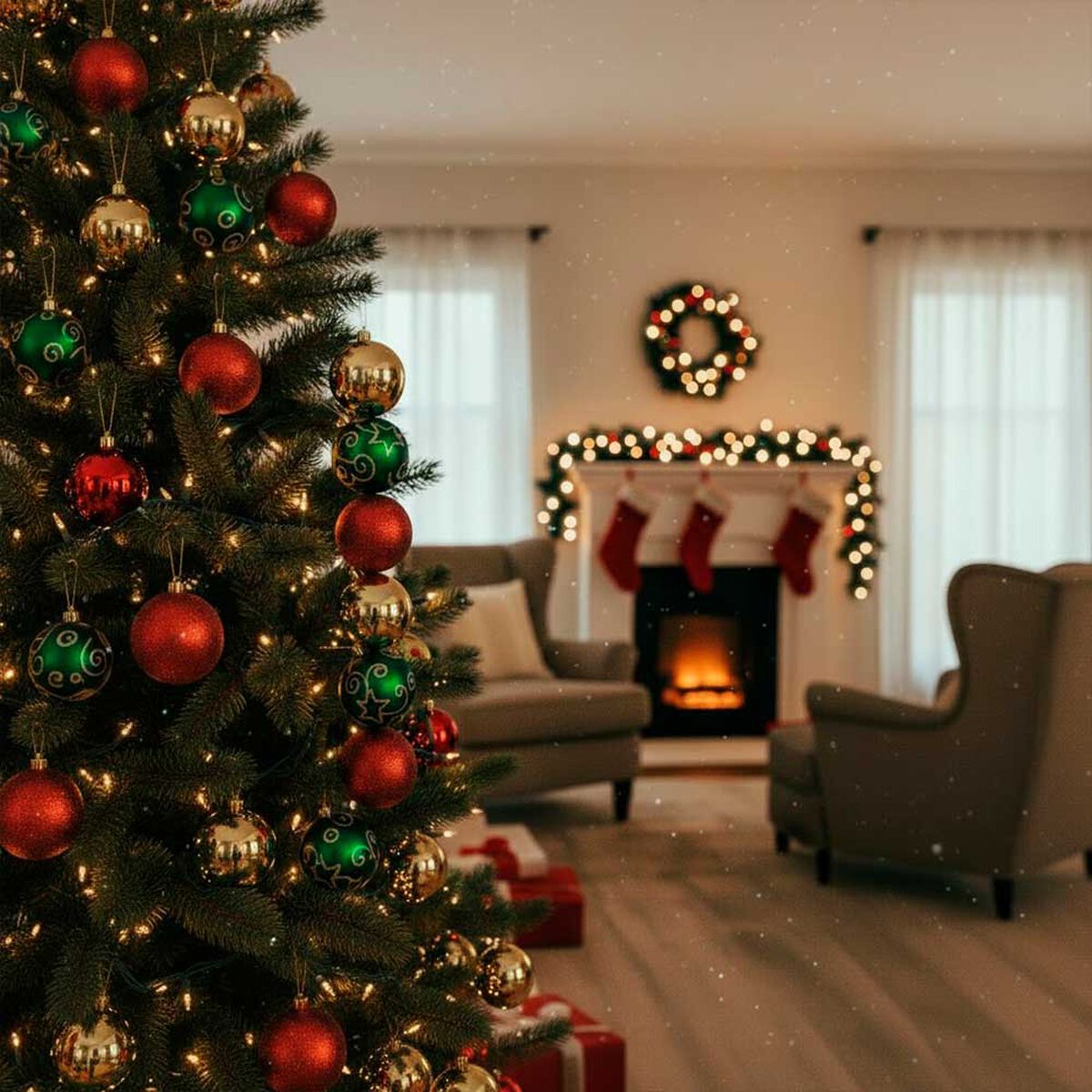 Adorno Navide&ntilde;o Set Esferas 12 Piezas Casanova