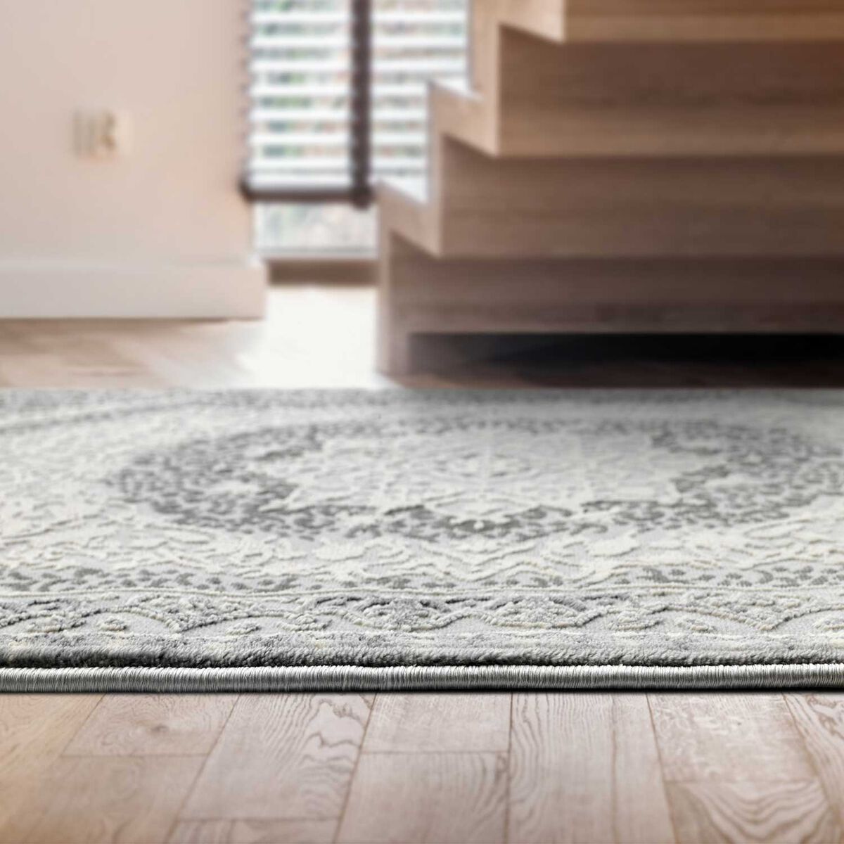Alfombra de Pasillo Modalfo Babil Gris 70 x 230 cm