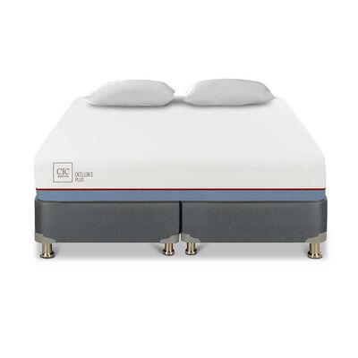 Imagen 1 del producto Cama Americana CIC Base Dividida 2 Plazas Excellence Plus + 2 Almohadas