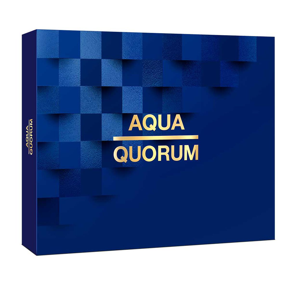 Set Perfume Hombre Quorum Aqua EDT for Men Tester 100 ml + Desodorante Spray for Men 150 ml
