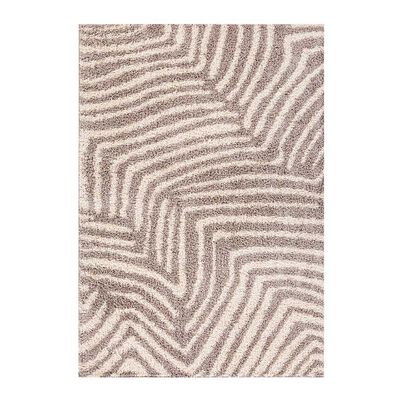 Alfombra Idetex Shaggy Guiza 150 x 200 cm Beige
