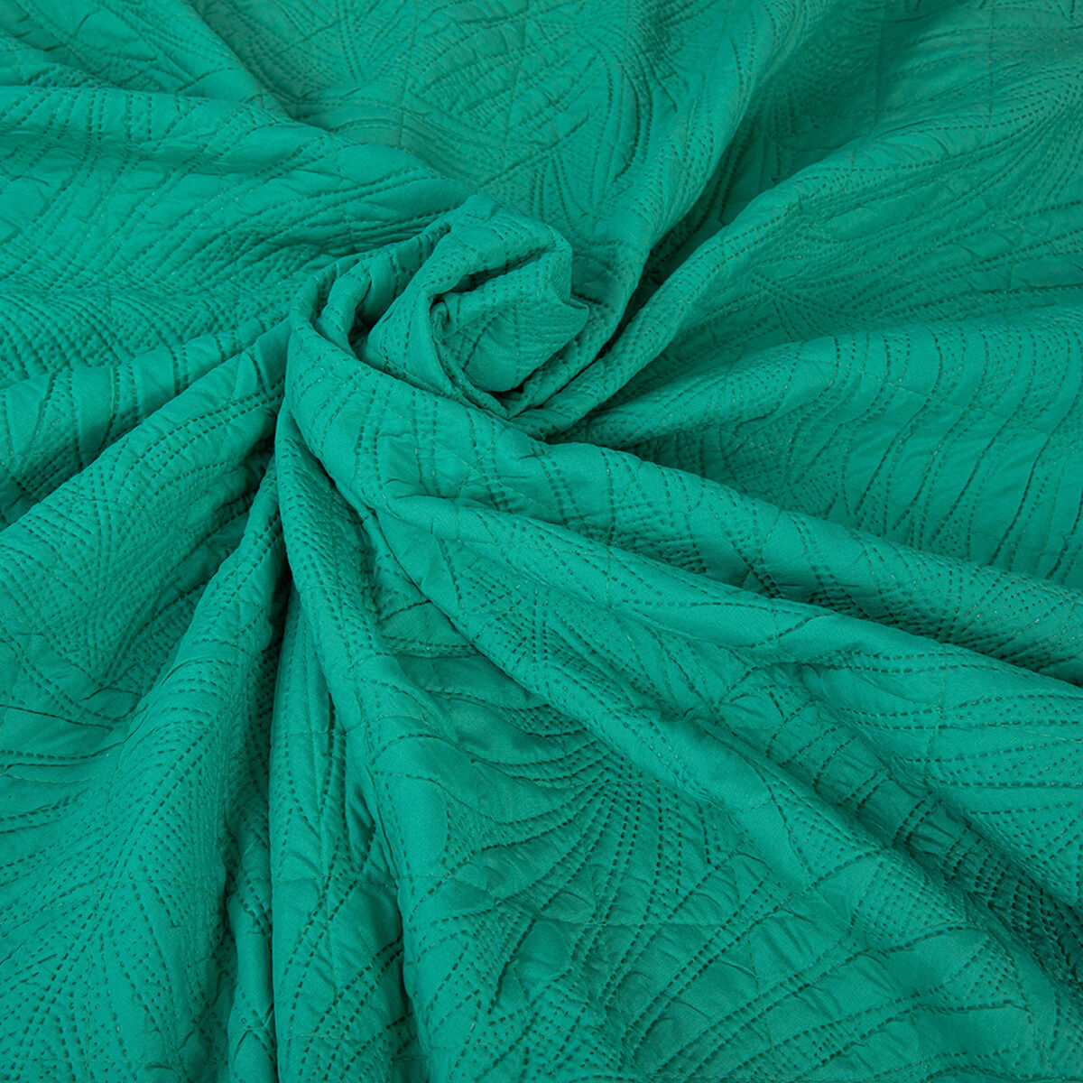 Quilt Doral 1,5 Plazas Turquesa Bubbly