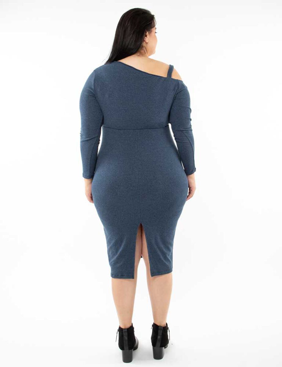 Vestido Corto Manga Larga Mujer Extralindas