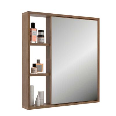 Imagen 1 del producto Botiquín Baño Espejo Home Mobili Punta Black Café