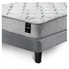 Cama Europea Latam Home 1,5 Plazas Cannon Gris