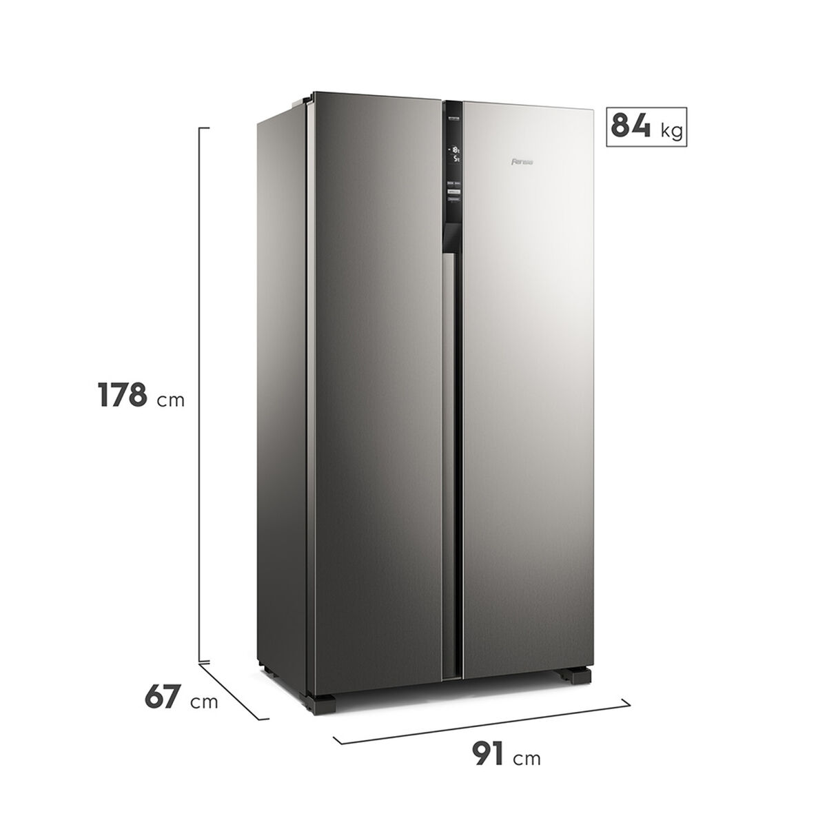 Refrigerador Side by Side Fensa SFX530 525 lts.