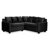 Seccional Latam Home Lucca 3 Cuerpos Negro