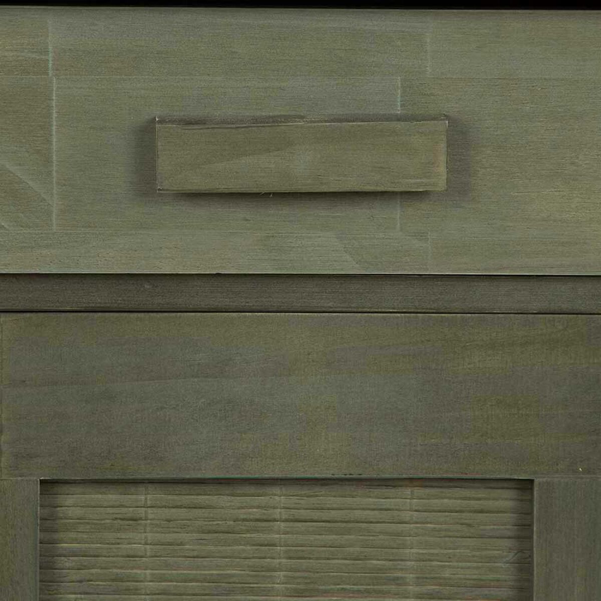 Velador Izquierdo CIC Milan 1 Caj&oacute;n 1 Puerta Olivo