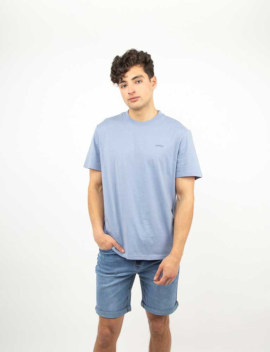 Polera Lisa Manga Corta Hombre Icono