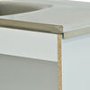 Kit Mueble de Lavaplatos + Lavaplatos Mobikit Blanco 2 Puertas