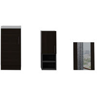 Set Muebles Auxiliar + Lavamanos + Espejo Flotante TuHome Madrid