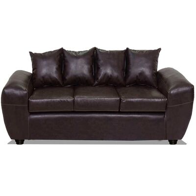 Imagen 1 del producto Sofá Elegant Detail Houston 3 Cuerpos PU Café