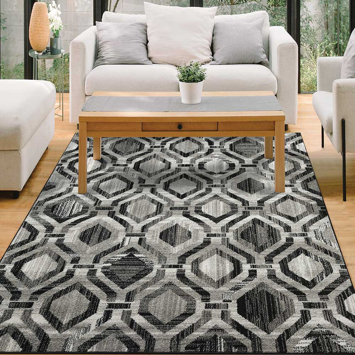 Alfombra Modalfo Elite Negra 200 x 290 cm
