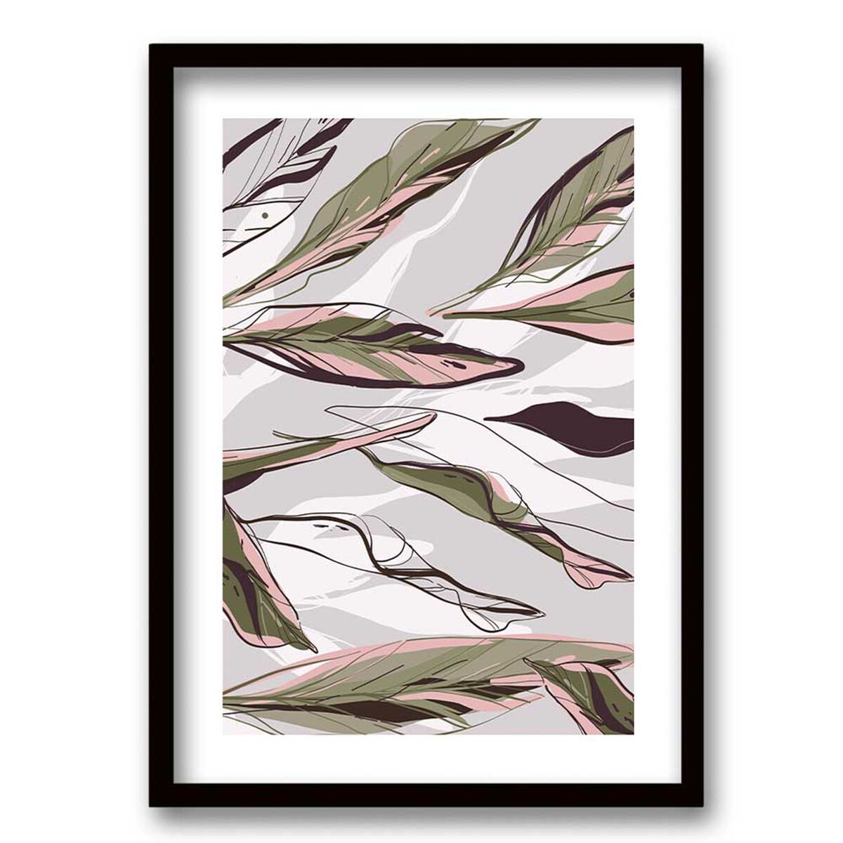 Cuadro Decorativo Retela Vegetal 40 x 30 cm
