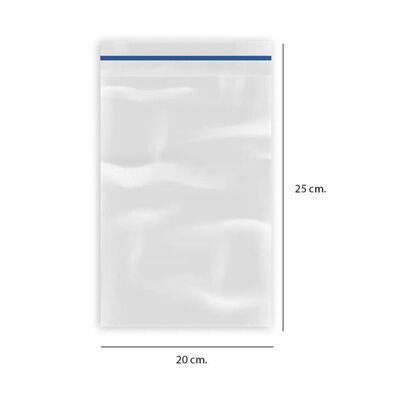 Imagen 2 del producto Bolsa Ziploc De Gaune Cierre Zipper Transparente 200 Unidades