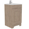 Set Muebles Ahorrador + Lavamanos + Auxiliar + Gabinete Espejo