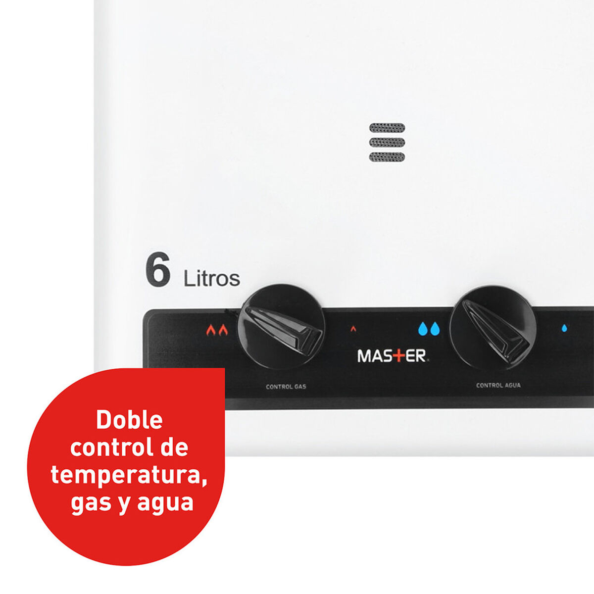 Calefont Gas Licuado Splendid Tiro Natural Ionizado 6 lts.
