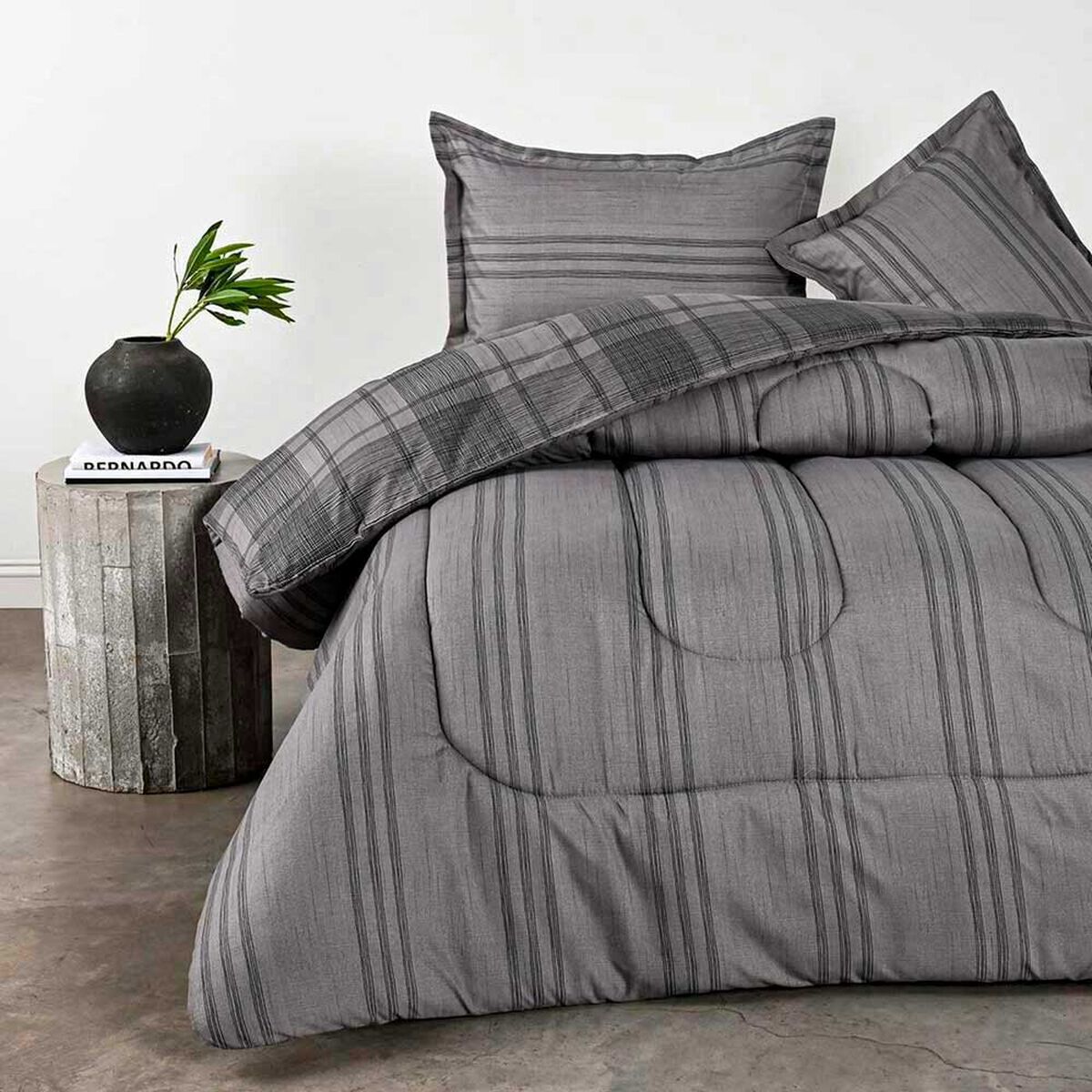 Plum&oacute;n Elements & Co King Squard Gris