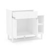 Mueble de Cocina para Microondas Vekkahome Montauri 1 Cajón 2 Puertas Blanco