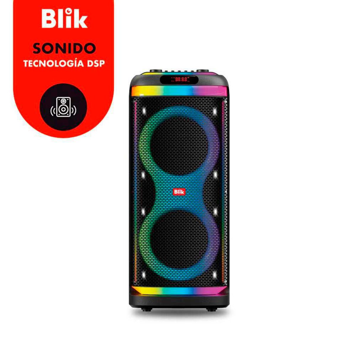 Parlante Bluetooth Blik Lightmax10 Negro
