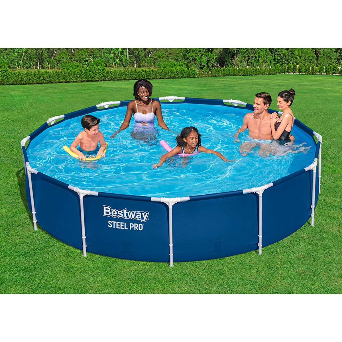 Piscina Estructural Redonda Bestway Steel Pro Max 366 cm 6473 Litros