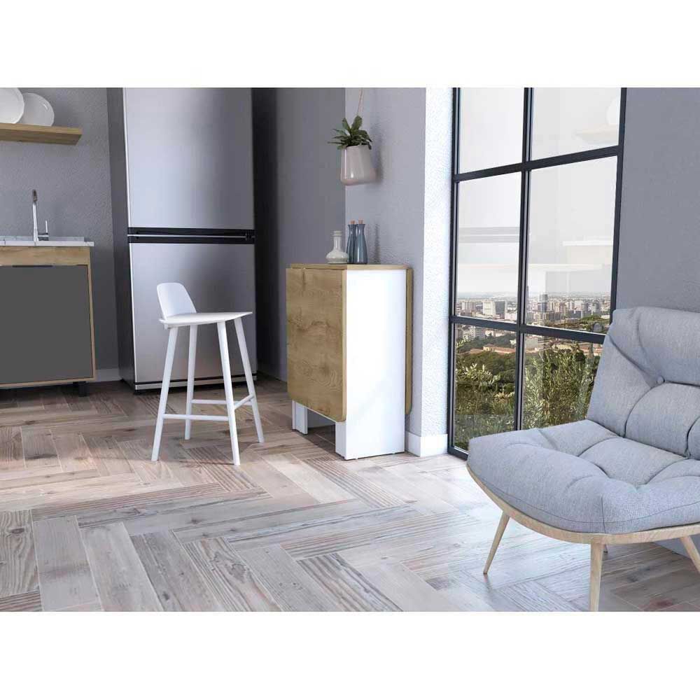 Mesa Abatible TuHome Compact Blanco Macadamia