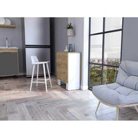 Mesa Abatible TuHome Compact Blanco Macadamia