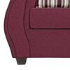 Juego de Living Innovamuebles Azucena Sofá 3 Cuerpos + Sofá 2 Cuerpos Burdeo 