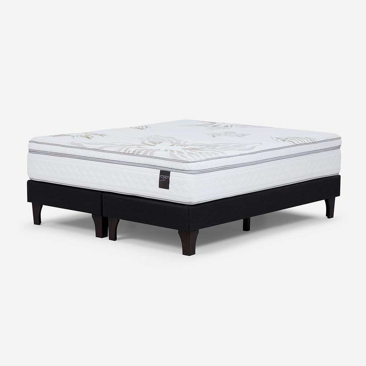 Cama Europea Rosen Base Dividida King Art 4