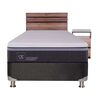 Box Spring CIC 1,5 Plazas Ortopedic Advance + Respaldo + Velador