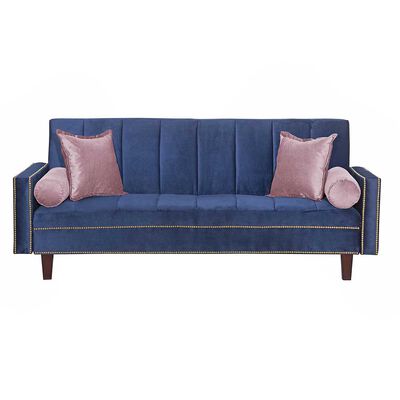 Imagen 1 del producto Futón Black Factory Vanguardia 3 Cuerpos Azul Rosa