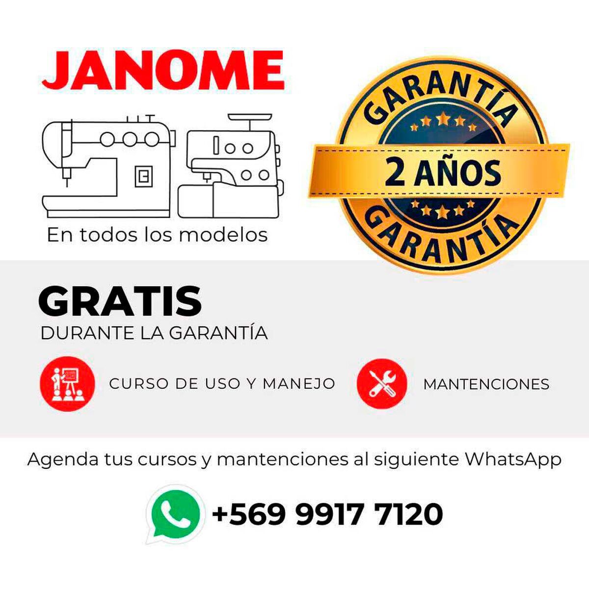 M&aacute;quina de Coser Mec&aacute;nica Janome 1000A