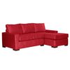 Sofá Seccional Derecho Latam Home Livorno 3 Cuerpos Rojo