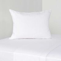 Juego de Sábanas Elements & Co 200 Hilos 1 Plaza Liso Blanco