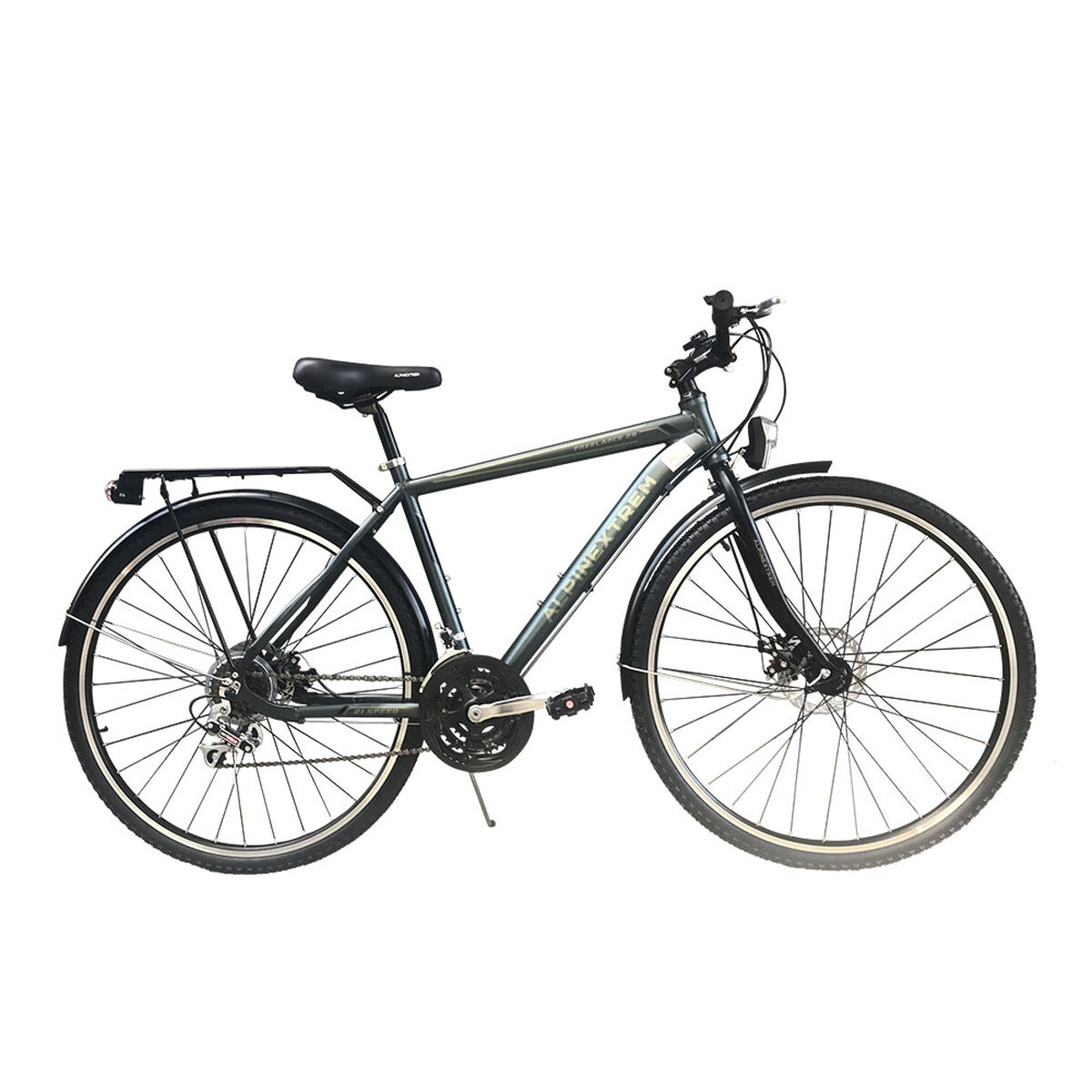 Bicicleta Alpinextrem City bike Freelance 28 Verde