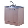 Mueble de Cocina Mobikit Kit 80 Derecho Beige 2 Puertas
