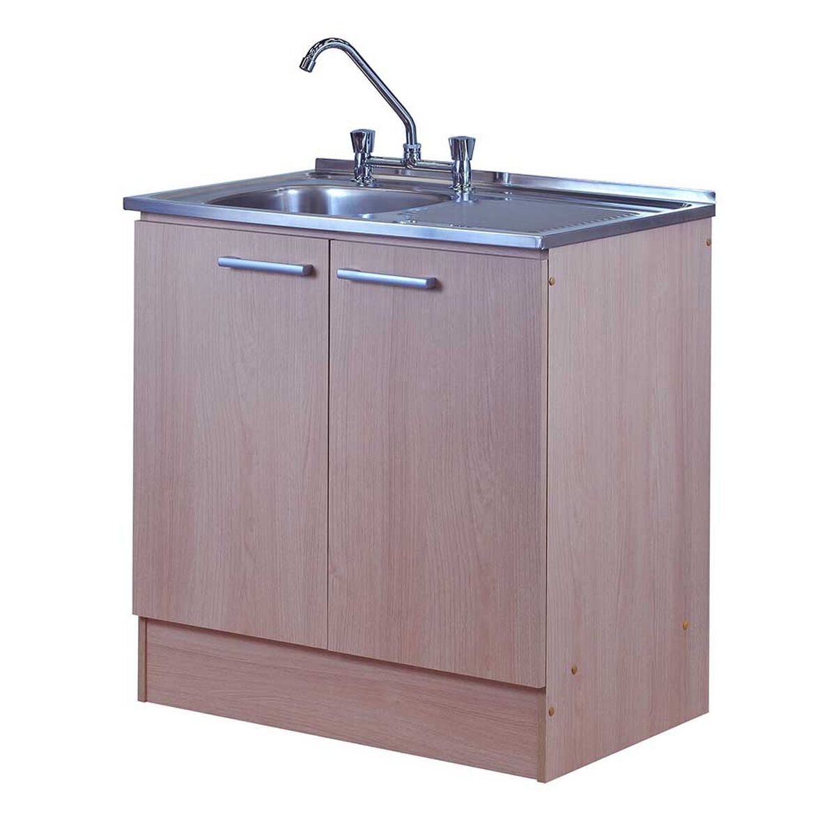 Mueble de Cocina Mobikit Kit 80 Derecho Beige 2 Puertas