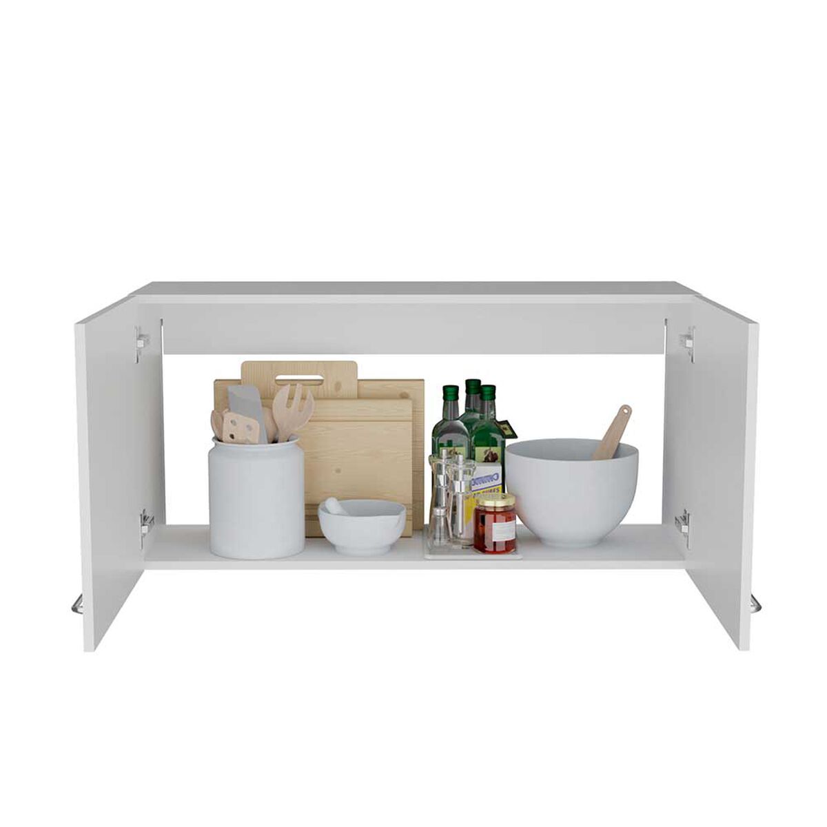 Mueble de Cocina Superior TuHome Napoles 2 Puertas Blanco