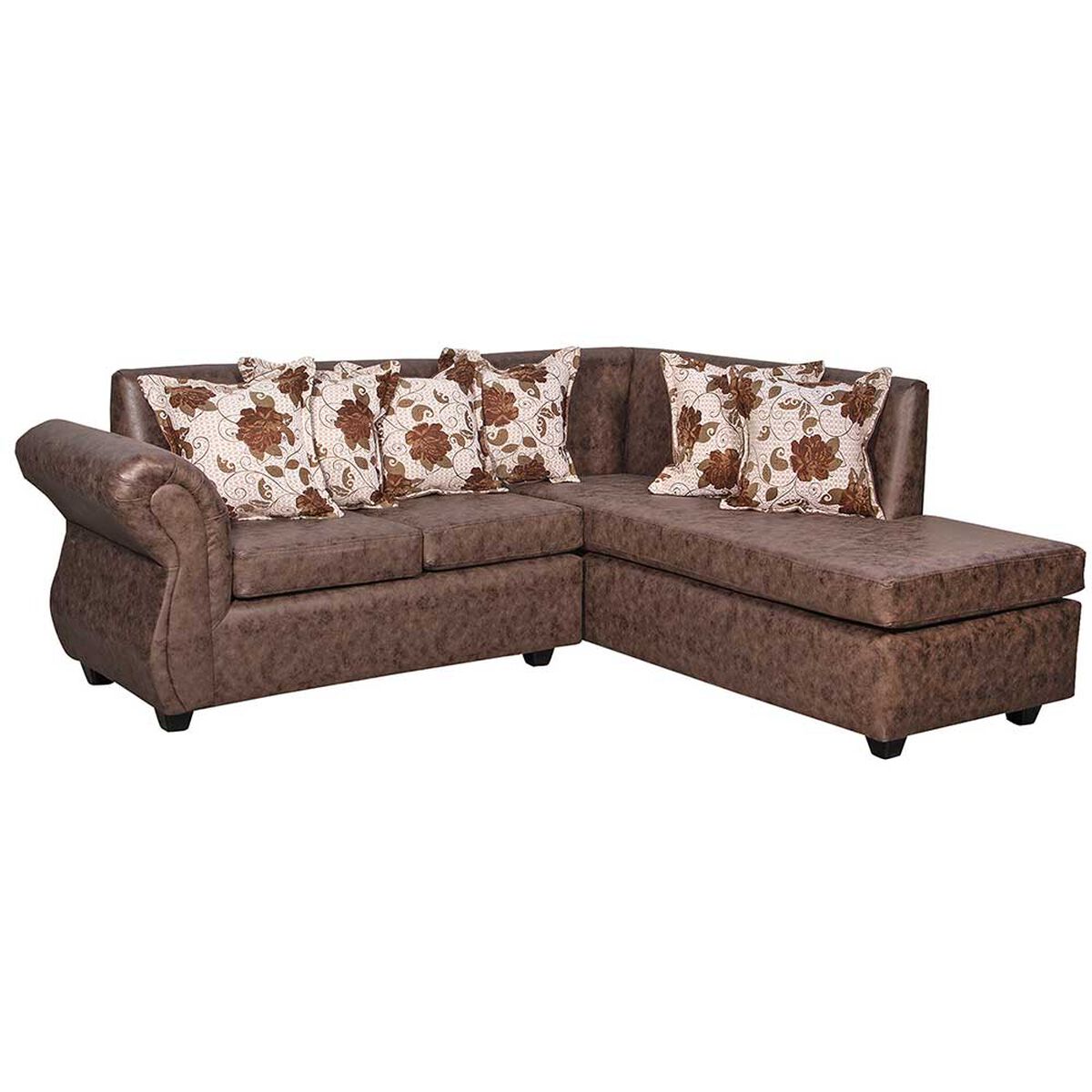 Seccional Black Factory Isabella 3 Cuerpos Chocolate