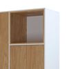 Clóset Silcosil Mood Blanco Madera 4 Puertas 2 Cajones