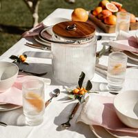 Hielera de Vidrio con Tapa Simplit Charlotte 3,8 Litros