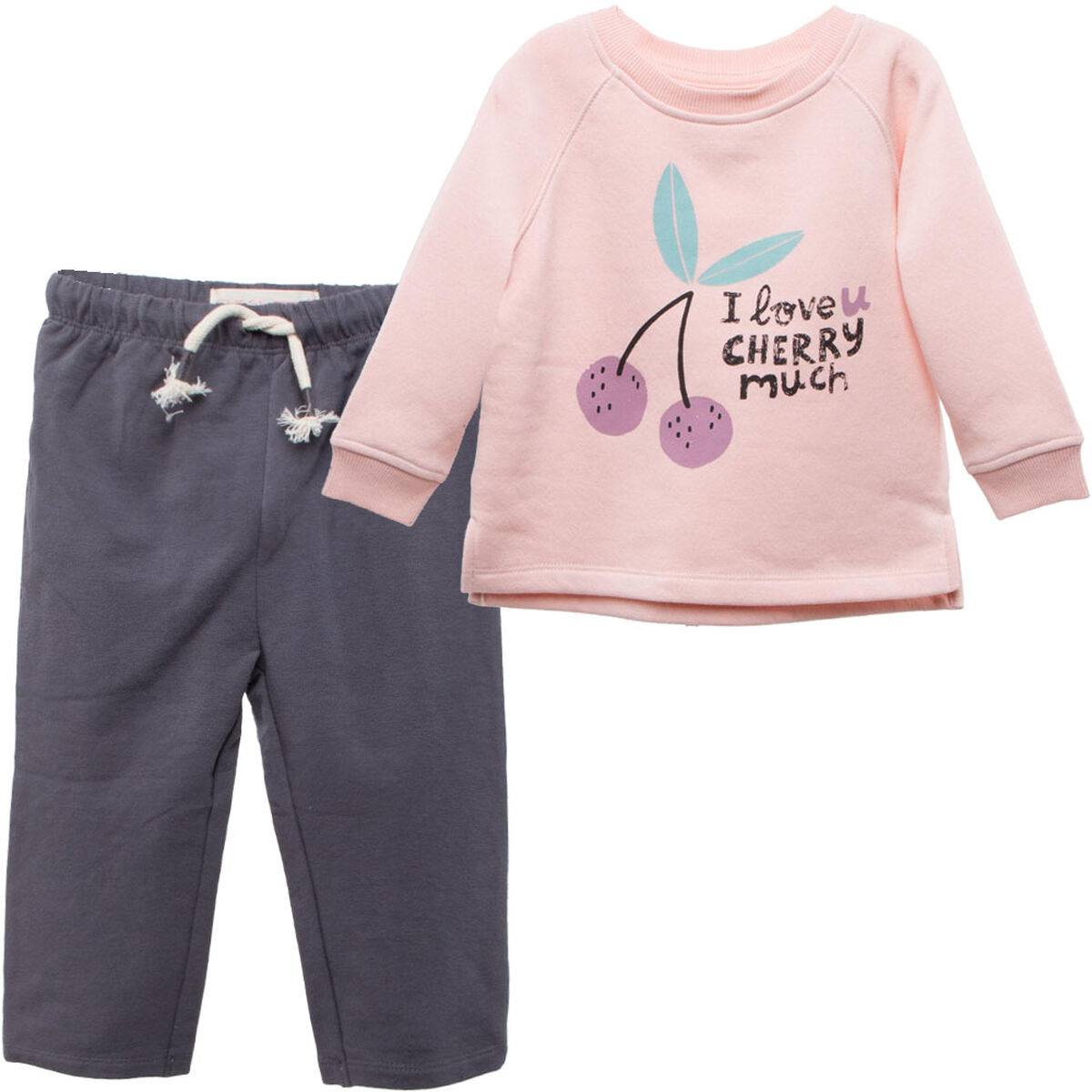 Conjunto Polerón+Calza de Algodón Chess Baby