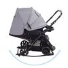Coche Cuna Balancin Sx Gris Bebesit