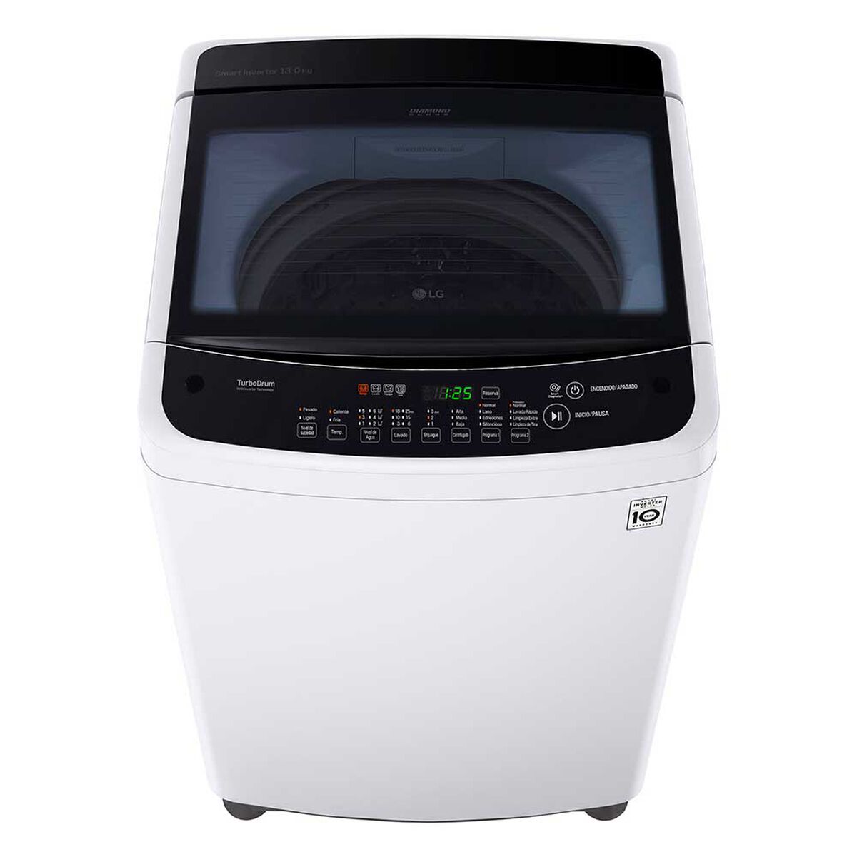 Lavadora Automática LG WT13WSBP 4 kg.